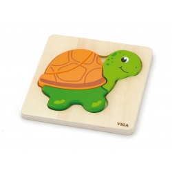 Viga 59933 Pierwsze puzzle maluszka - Żółwik